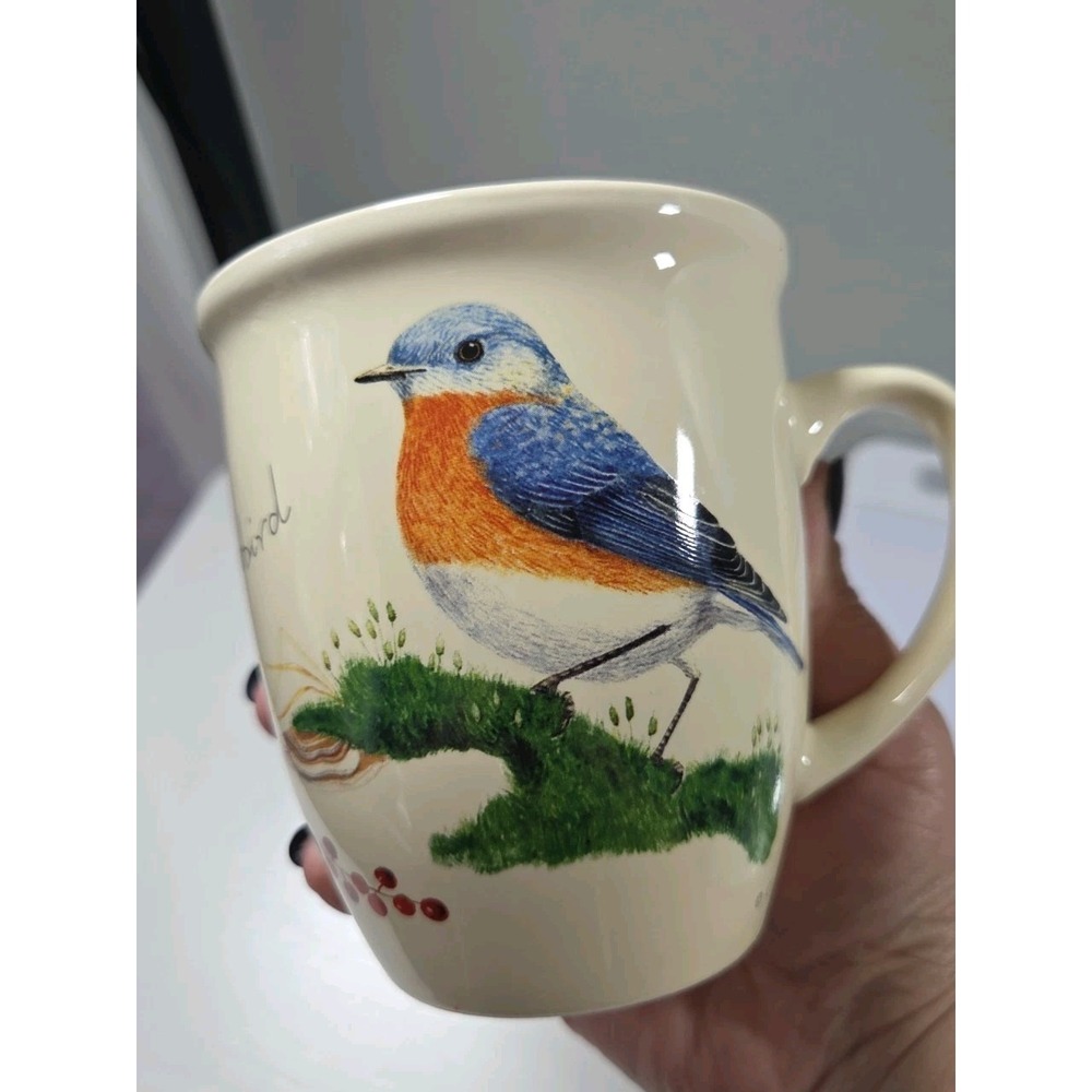 Eastern Bluebird Mug  CJ Wildlife Collectable 12 oz Microwave & Dishwasher Safe